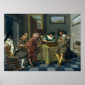 Poster Le jeu du jacquet (Devant)