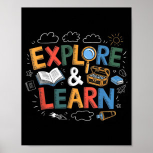 Poster Le jeu est l'apprentissage Explorer et Apprendre P