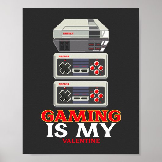 Poster Le jeu est mon Saint-Valentin (Devant)