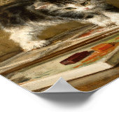 Poster Le jeune artiste | Henriëtte Ronner-Knip (Coin)