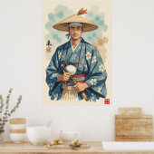 Poster Le Jeune Bushi (Cuisine)
