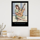 Poster Le jeune guitariste noir (Cuisine)