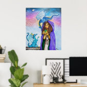 Poster Le Jeune Oisillon (Bureau à domicile)