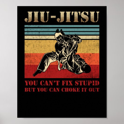 Poster Le Jiu Jitsu Brésilien qu'on ne peut pas résoudre (Devant)