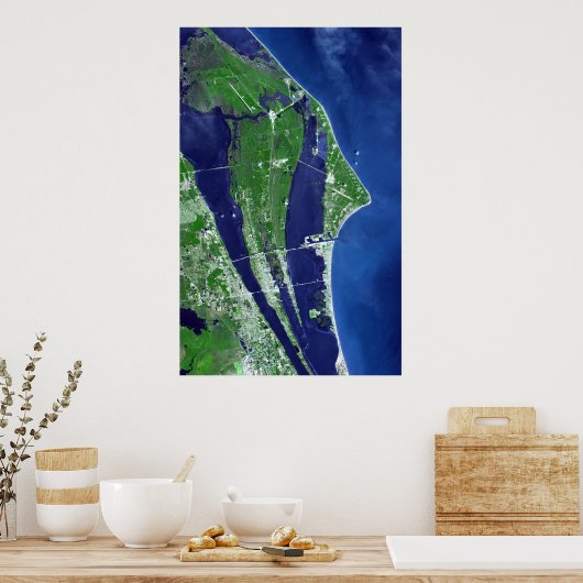 Poster Le John F Kennedy Space Center (Cuisine)