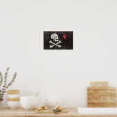 Poster Le Jolly roger de Jack Sparrow (Cuisine)