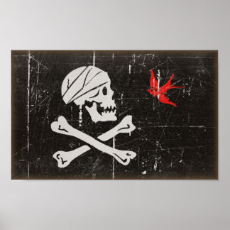 Poster Le Jolly roger de Jack Sparrow