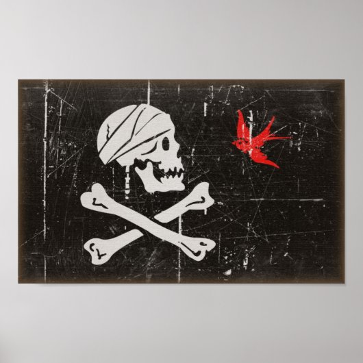 Poster Le Jolly roger de Jack Sparrow (Devant)