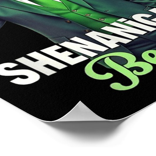 Poster Le Jour de la Saint Patrick laisse les Shenanigans (Coin)