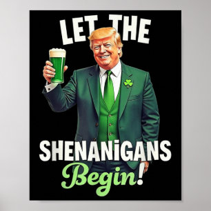 Poster Le Jour de la Saint Patrick laisse les Shenanigans