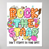 Poster Le Jour de l'Epreuve Enseignant Motivation Test Da (Devant)