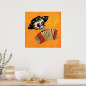 Poster Le jour du squelette mort El Mariachi (Cuisine)