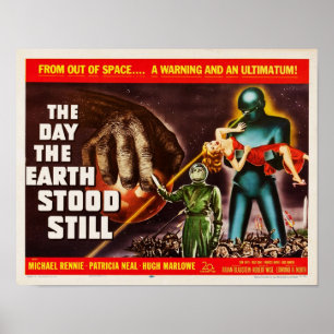 Poster LE JOUR LA TERRE STOOD ENCORE Hollywood Classic Sc