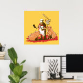 Poster Le Jour où la nourriture a repris (Bureau à domicile)