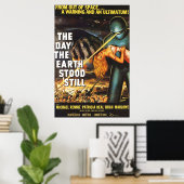 Poster Le Jour Où La Terre Est Restée (Bureau à domicile)
