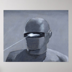 Poster Le Jour où la Terre se tenait toujours Gort Peintu