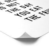 Poster "Le jour où vous avez plante la graine..." cite (Coin)