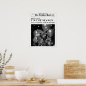 Poster Le Journal des Fêtes de Noël C'est la Saison de la (Cuisine)