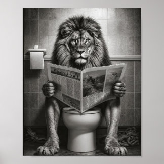 Poster Le journal du matin du Lion