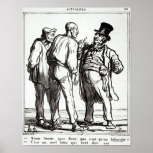 Poster Le Journal 'Le Charivari'