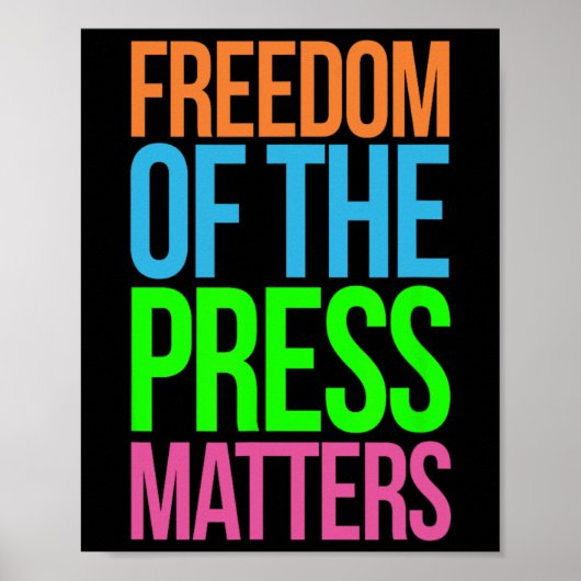 Poster Le journalisme pose problème et non l'ennemi contr (Devant)