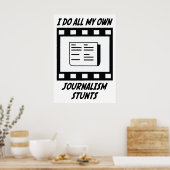 Poster Le journalisme s'arrête (Cuisine)