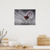 Poster Le Journey Maiden équitation Ours Polaire Art Imag (Cuisine)