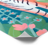 Poster Le joyeux tigre orange (Coin)