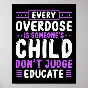Poster Le juge de la sensibilisation aux surdoses instrui