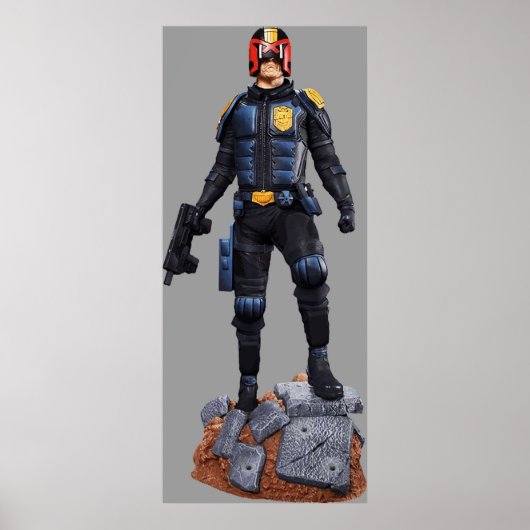 Poster le juge dredd comic charcter hero (Devant)