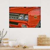 Poster Le juge Pontiac GTO 1969 (Cuisine)