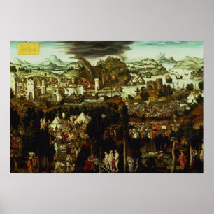 Poster Le jugement de Paris et de la guerre Trojan, 1540
