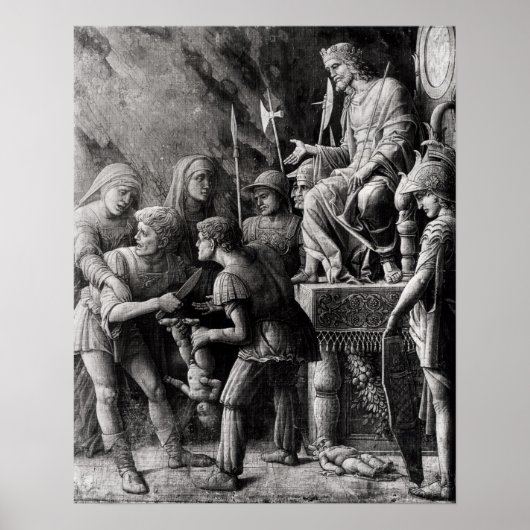 Poster Le jugement de Salomon (Devant)