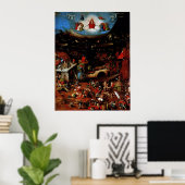 Poster Le jugement Dernier de Hieronymous Bosch (Bureau à domicile)
