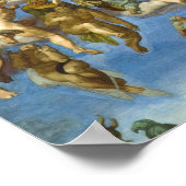 Poster Le jugement Dernier de Michel-Ange (Coin)