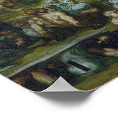 Poster Le jugement Dernier de Michel-Ange (Coin)