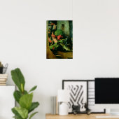 Poster Le jugement Dernier : Détail du masque (Bureau à domicile)