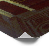 Poster Le jugement Dernier Fresco par Michel-Ange (Coin)