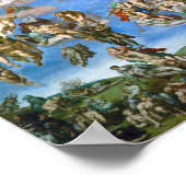 Poster Le jugement Dernier, Michel-Ange, 1536-1541 (Coin)