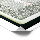 Poster Le 'Kelmscott Chaucer', publié en 1896 par le Kel (Coin)