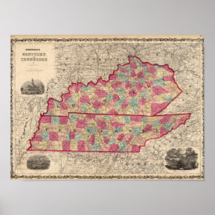 Poster Le Kentucky et le Tennessee 3