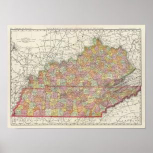 Poster Le Kentucky et le Tennessee 4