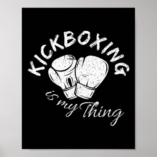 Poster Le kickboxing est ma chose (Devant)