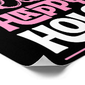 Poster Le kickboxing est mon heure heureuse Funny Mixed M (Coin)