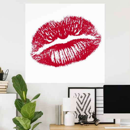 Poster Le Kiss (Bureau à domicile)