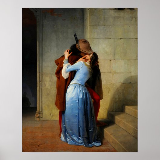 Poster Le Kiss Francesco Hayez (Devant)
