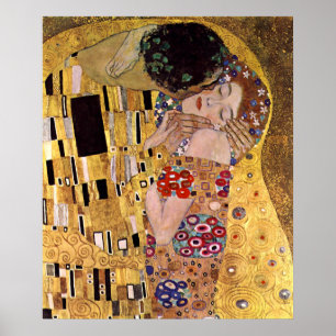 Poster Le Kiss, Gustav Klimt