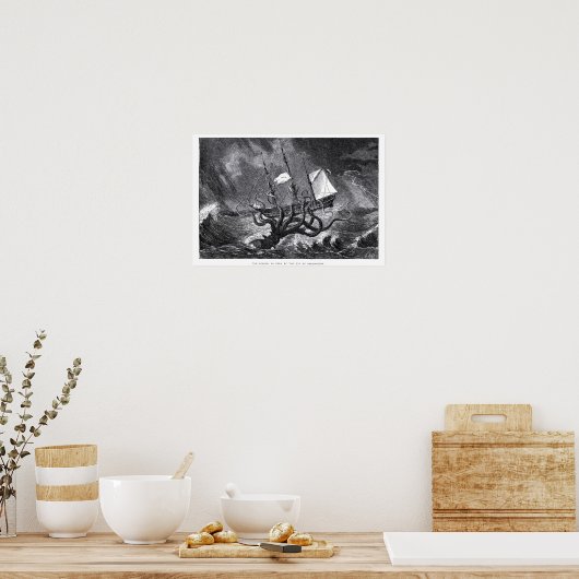 Poster Le Kraken (Cuisine)