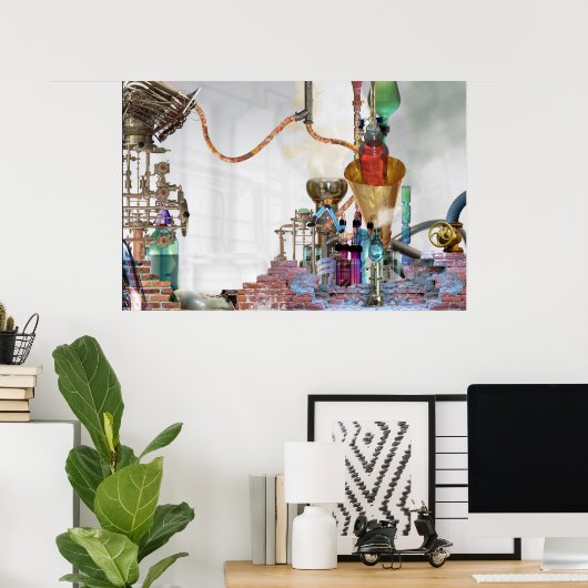 Poster Le laboratoire (Bureau à domicile)