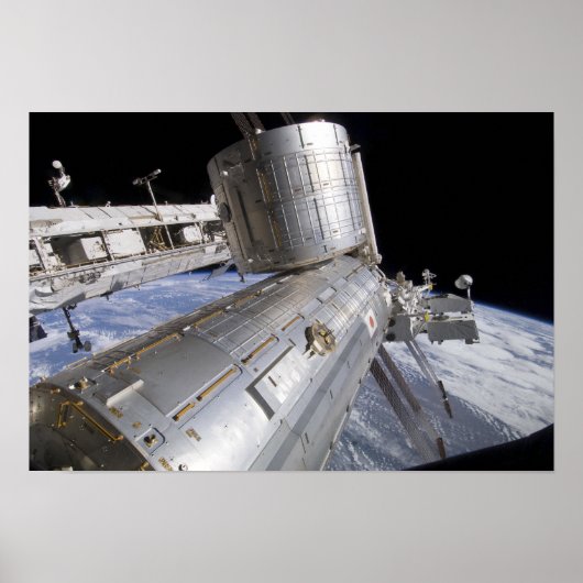 Poster Le laboratoire Kibo du module japonais d'expérimen (Devant)